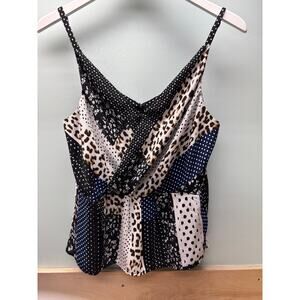 Cabi Crossover Cami Samantha Tank Blouse, Sz 6